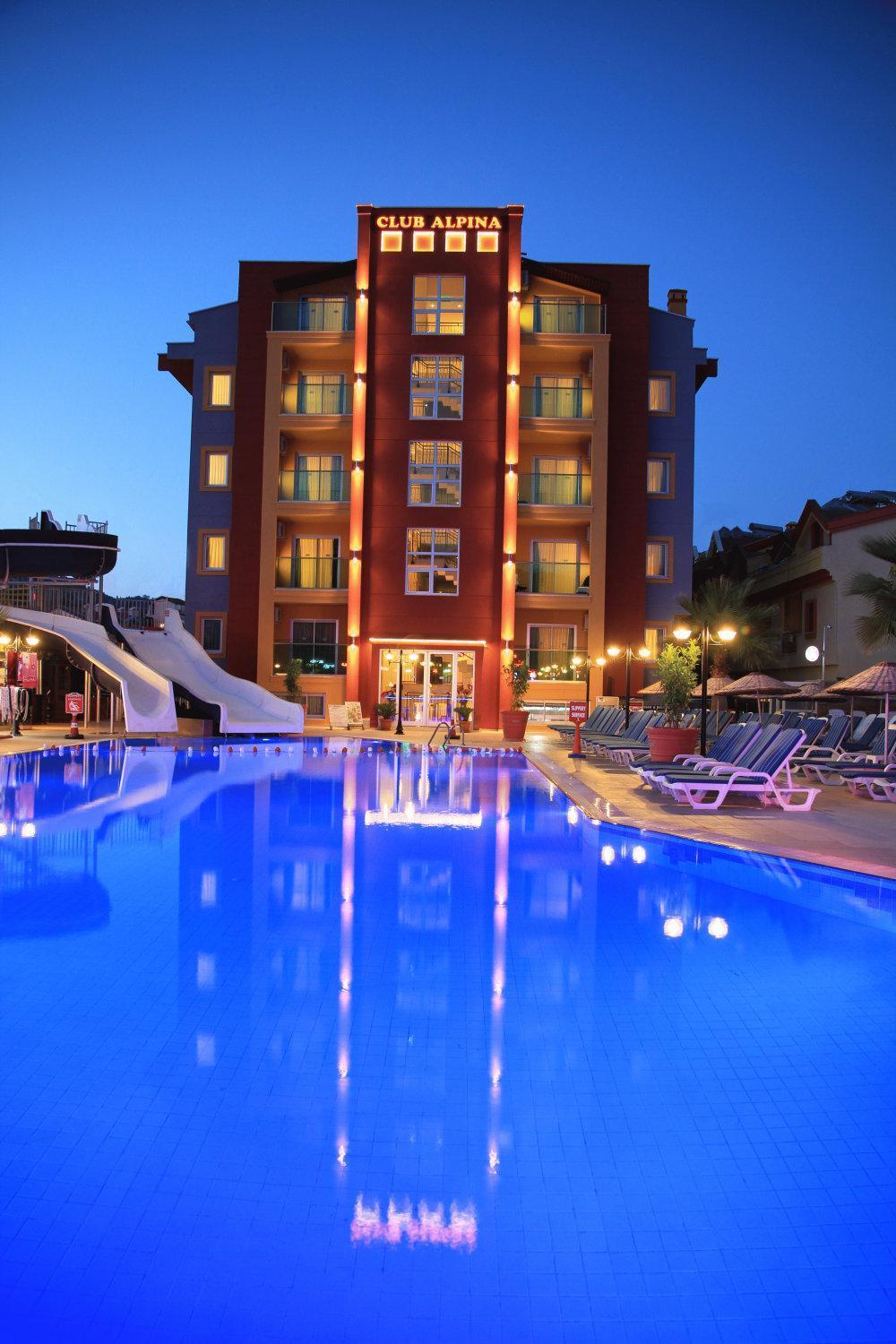 Hotel Club Alpina Marmaris Exterior foto